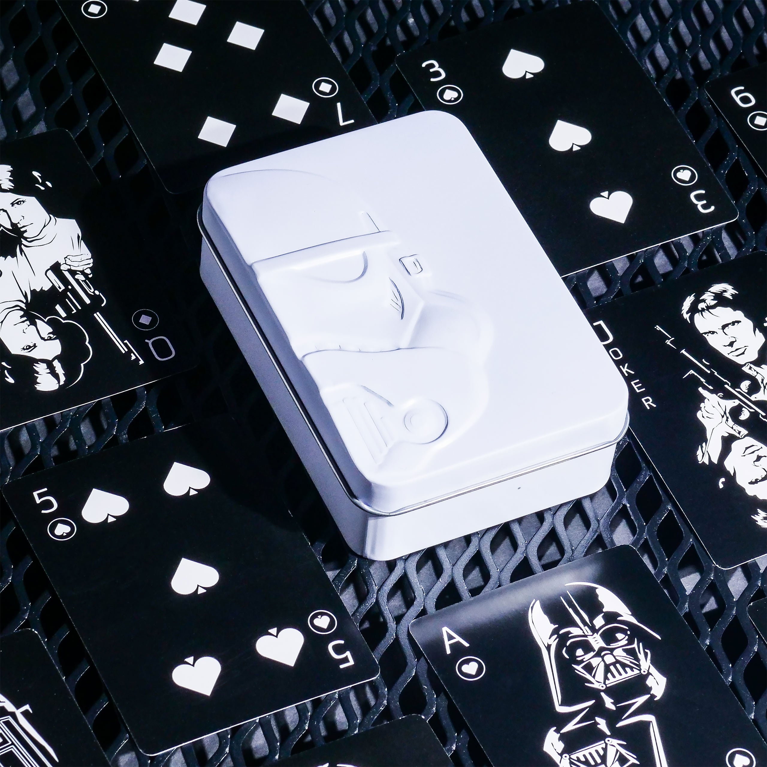 Zdjęcie produktu Star Wars - Karty do gry Stormtrooper w metalowym pudełku