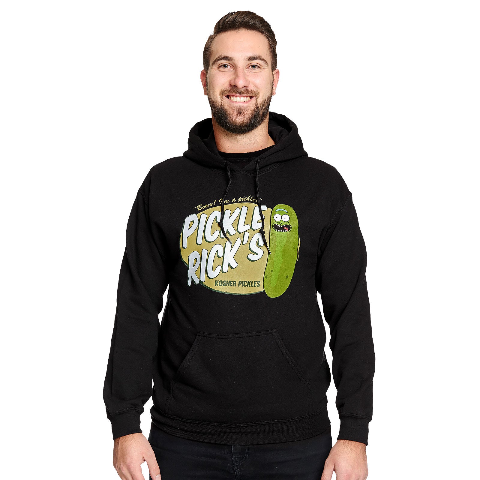 Zdjęcie produktu Rick and Morty - Pickle Rick Bluza z kapturem czarna