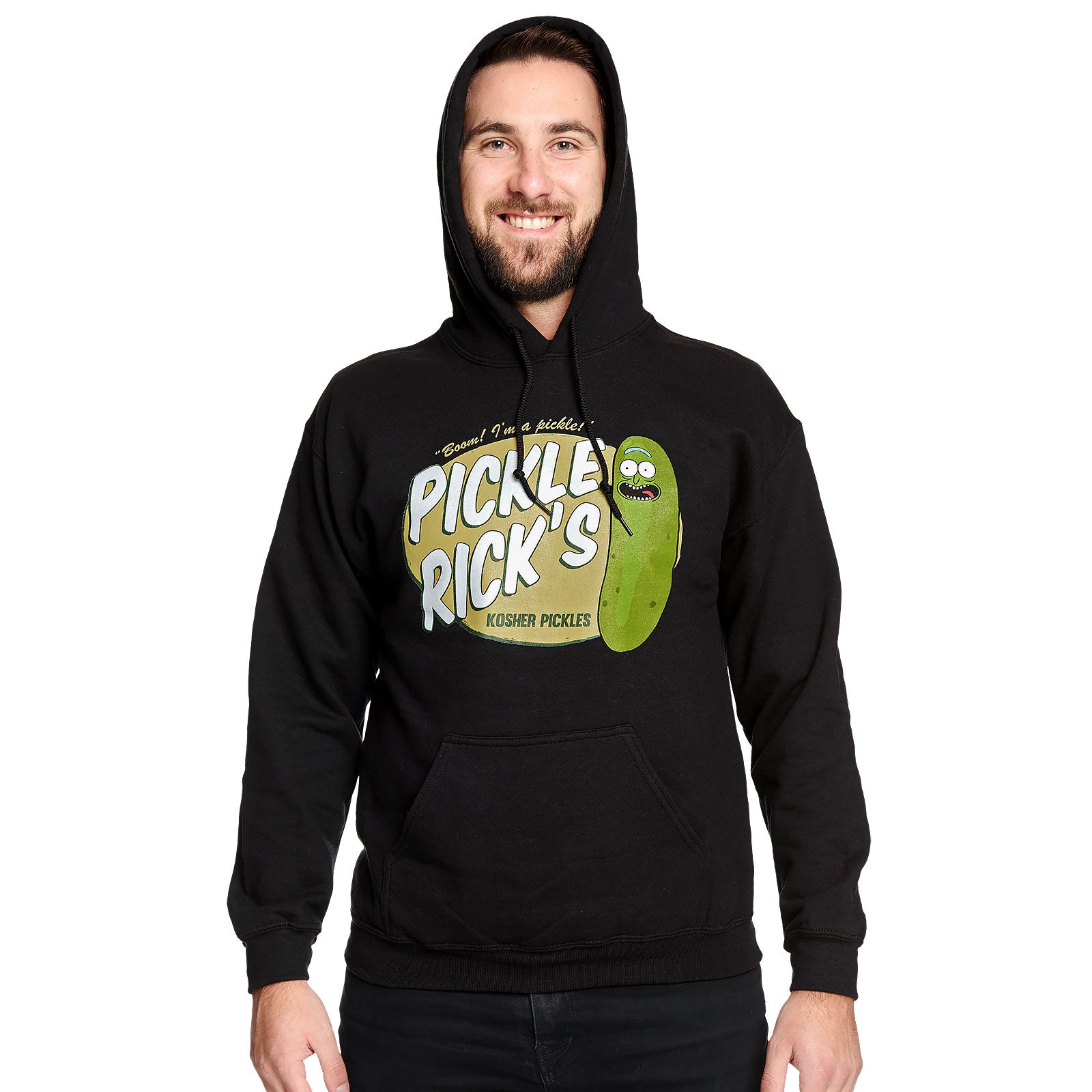 Zdjęcie produktu Rick and Morty - Pickle Rick Bluza z kapturem czarna