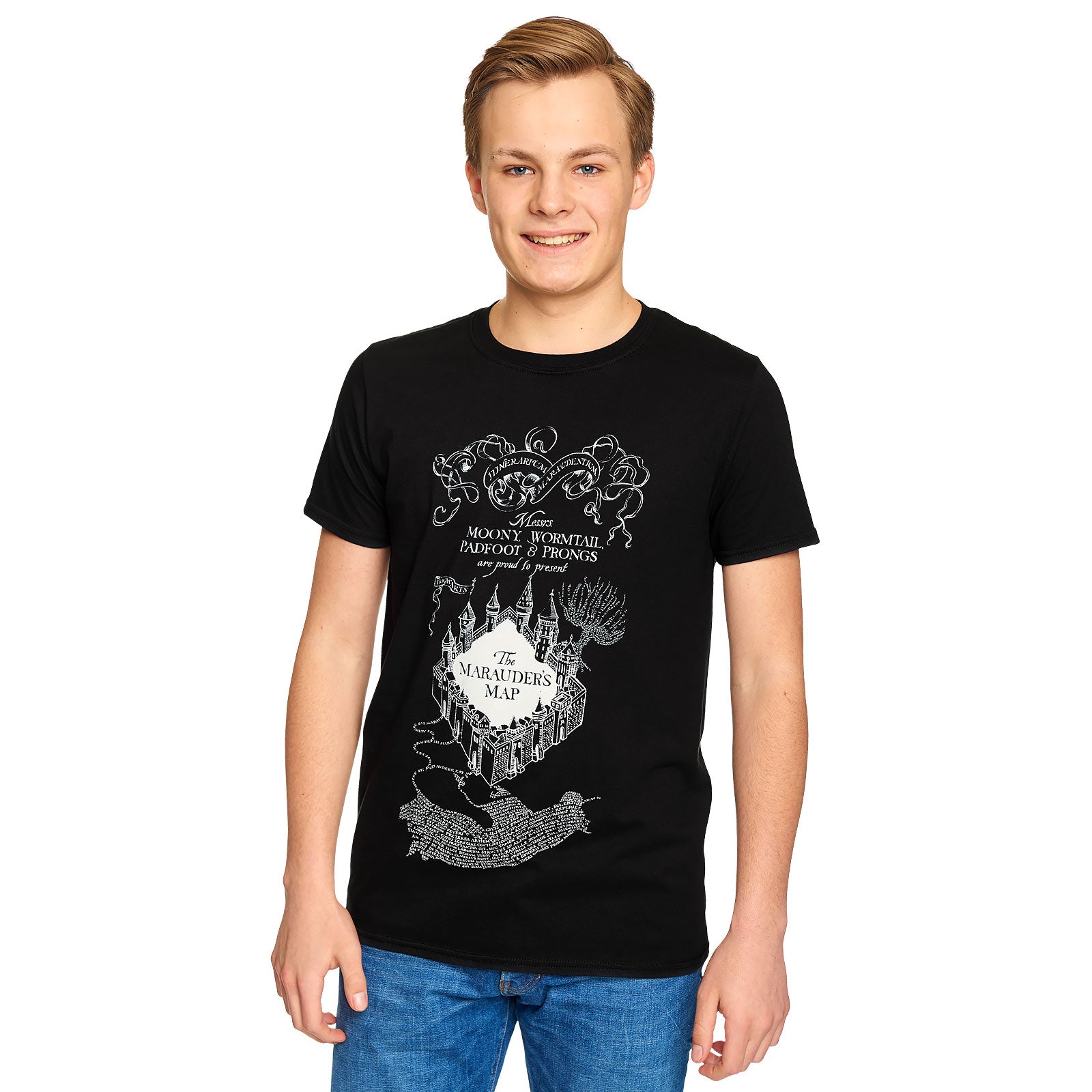 Zdjęcie produktu Harry Potter - Koszulka z Mapą Huncwotów czarna