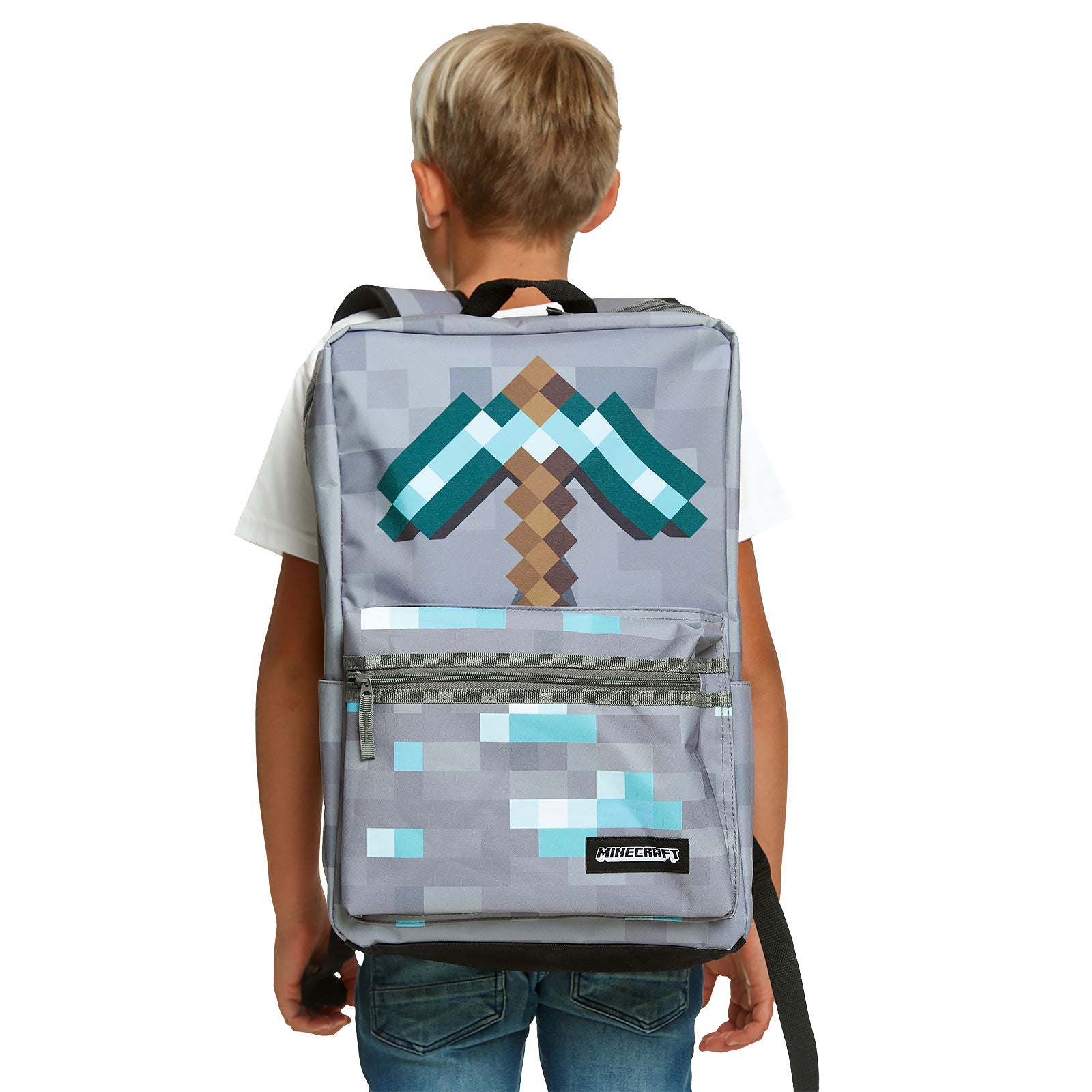 Zdjęcie produktu Minecraft - Plecak Kilof szary