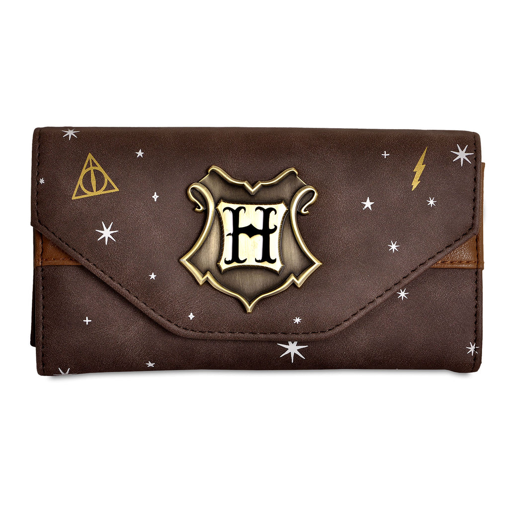 Zdjęcie produktu Harry Potter - Metalowy herb Hogwartu Portfel
