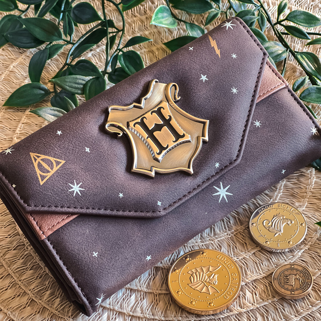 Zdjęcie produktu Harry Potter - Metalowy herb Hogwartu Portfel