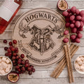 Zdjęcie produktu Harry Potter - Deska do krojenia z herbem Hogwartu Bukowa
