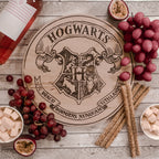 Zdjęcie produktu Harry Potter - Deska do krojenia z herbem Hogwartu Bukowa