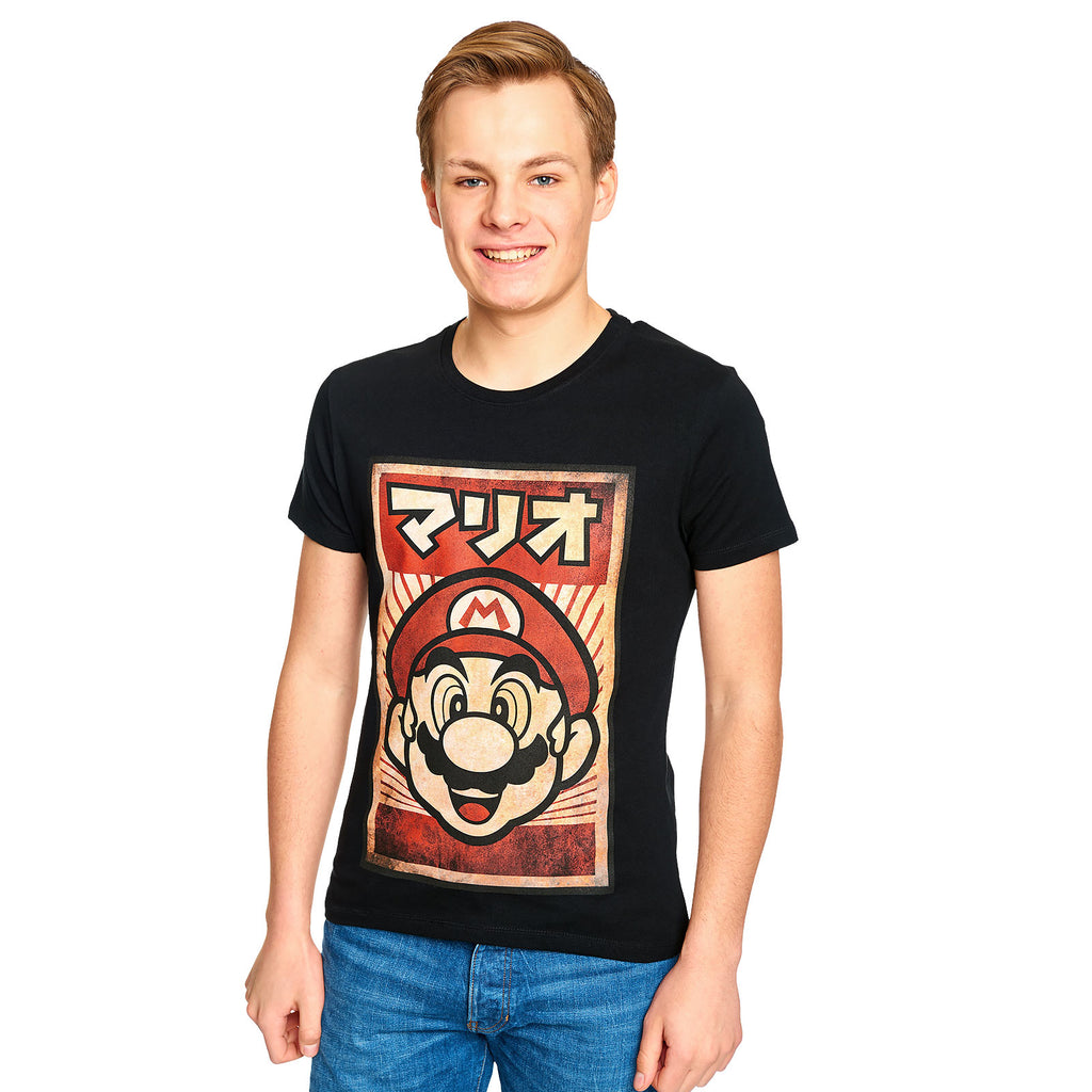 Product image Super Mario Propaganda Poster T-Shirt Black