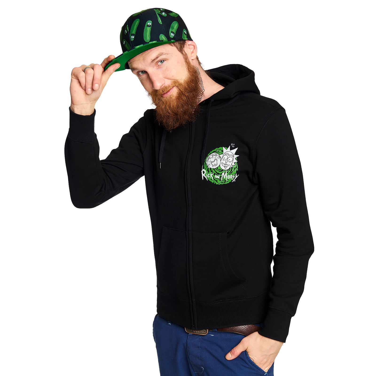 Product image Rick and Morty - Riggity Wrecked Hoodie Black