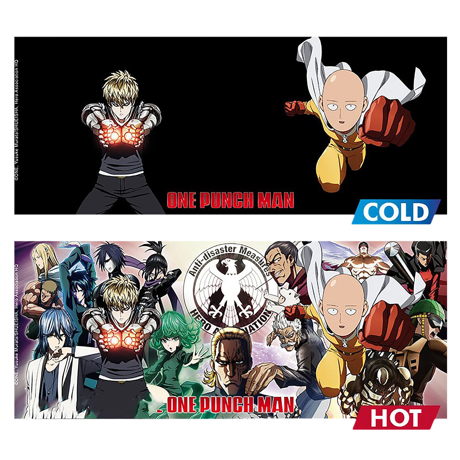Zdjęcie produktu One Punch Man - Kubek termoaktywny Heroes