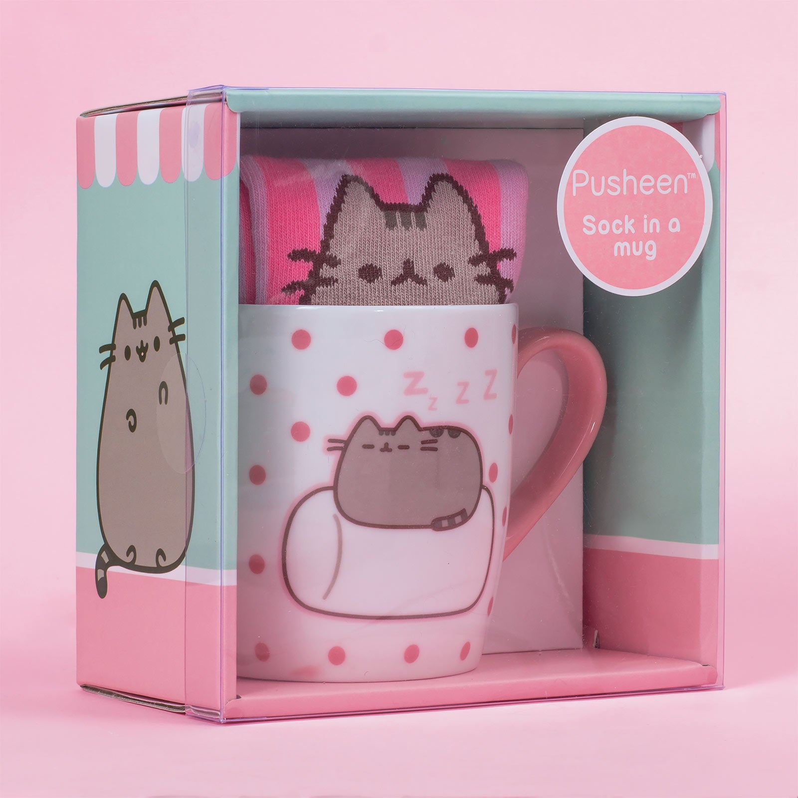 Zdjęcie produktu Pusheen - Skarpetki Marshmallow i Kubek
