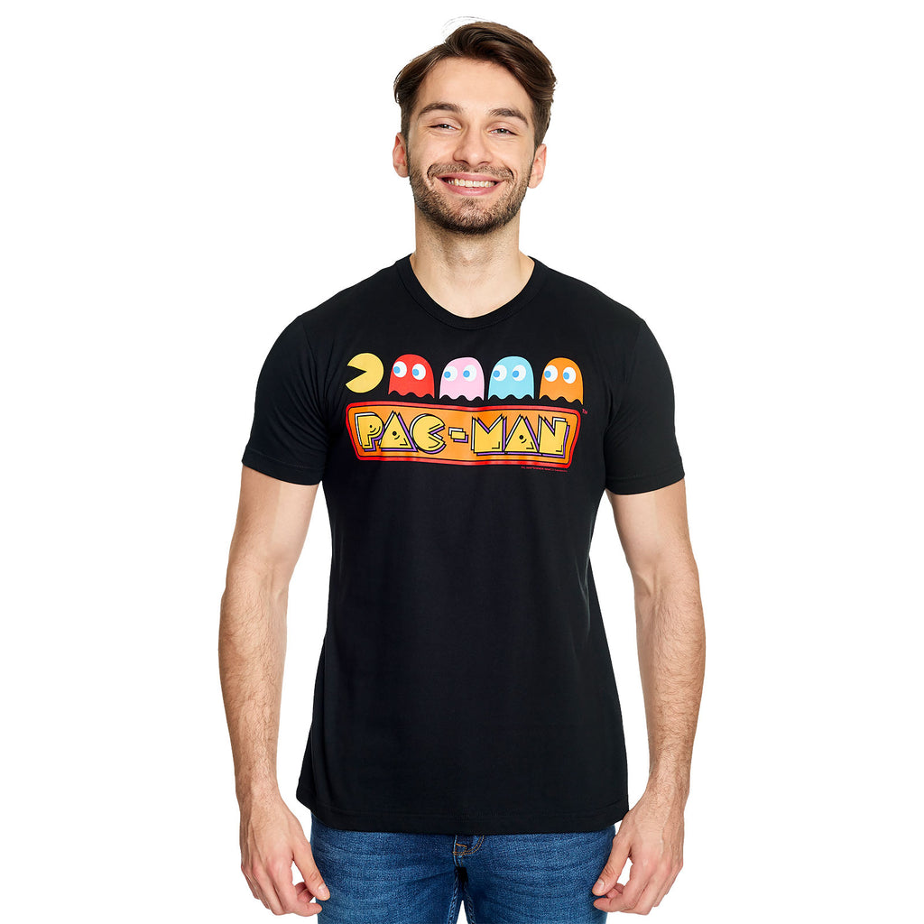 Zdjęcie produktu Pac-Man - Chase T-Shirt czarne