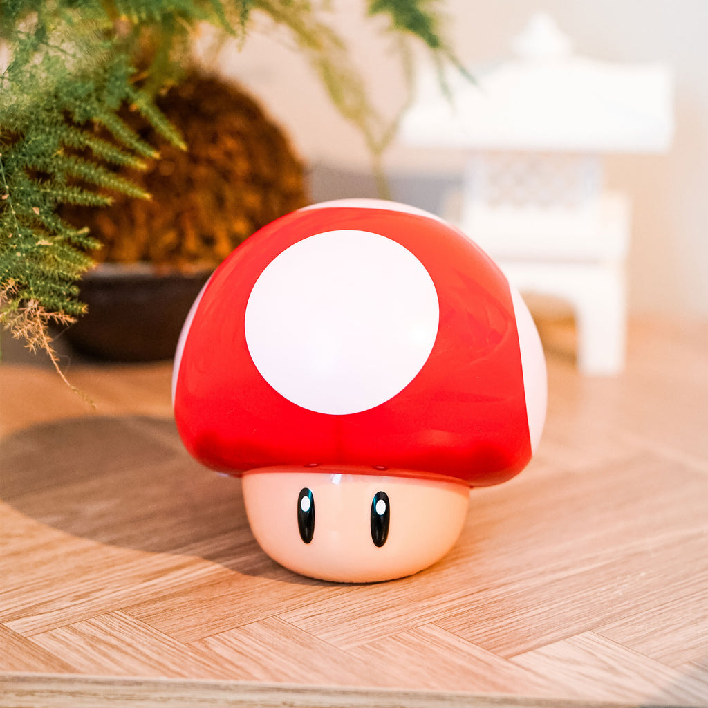 Zdjęcie produktu Super Mario - Lampka stołowa Super-Grzyb z dźwiękiem