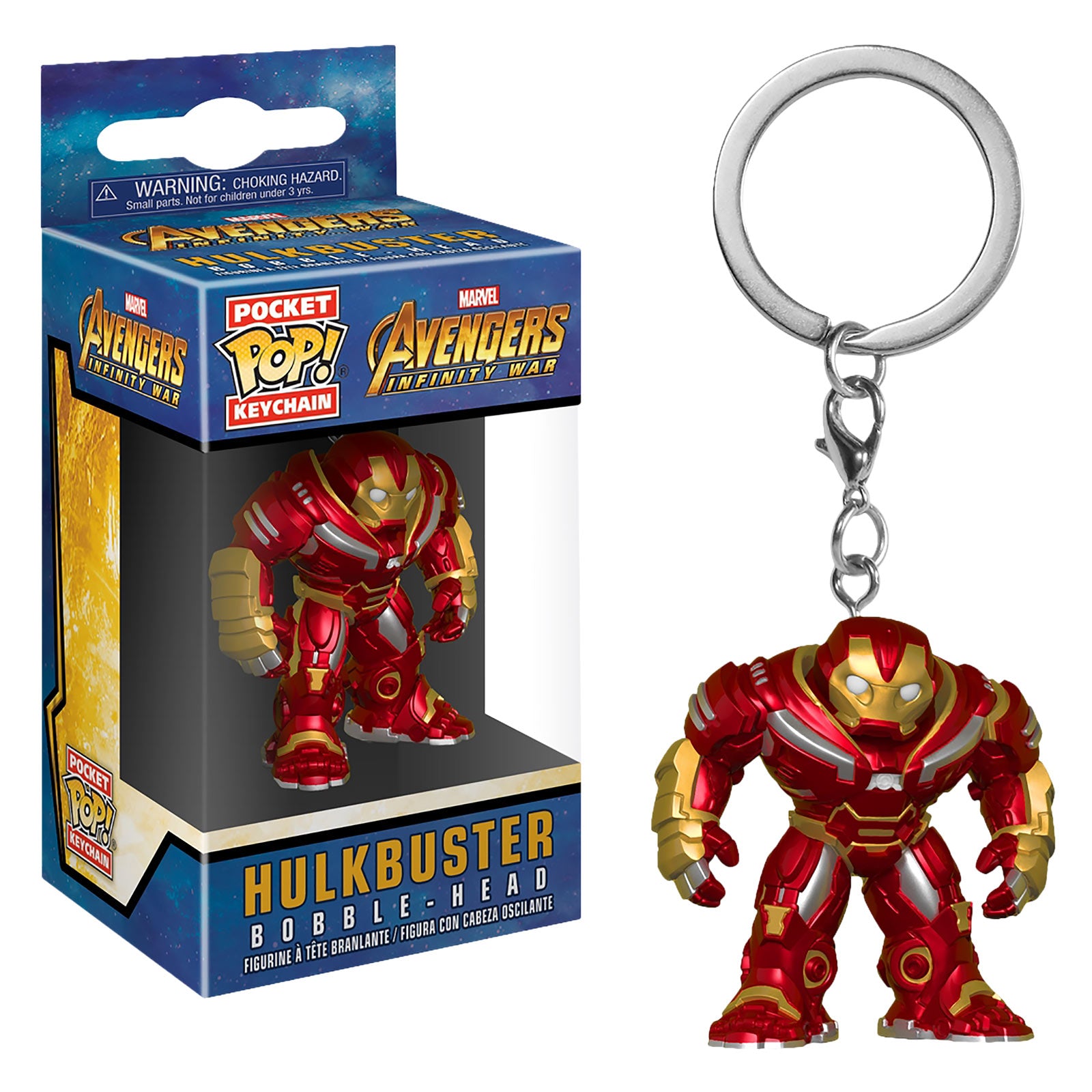 Zdjęcie produktu Avengers - Hulkbuster Infinity War Funko Pop brelok do kluczy