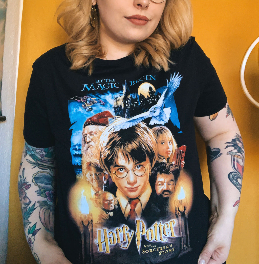 Product image Harry Potter - Philosopher's Stone Poster T-Shirt Black