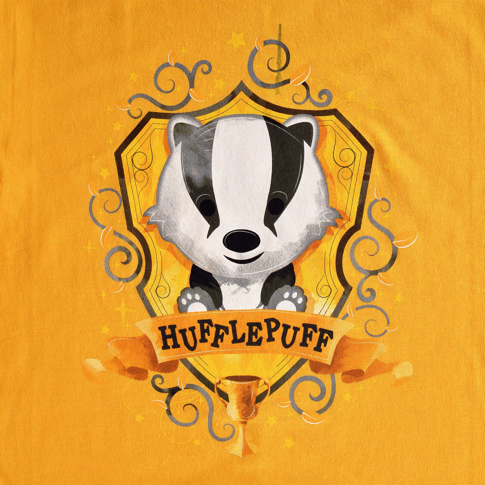 Zdjęcie produktu Harry Potter - Magiczna koszulka Hufflepuff dla dzieci żółta