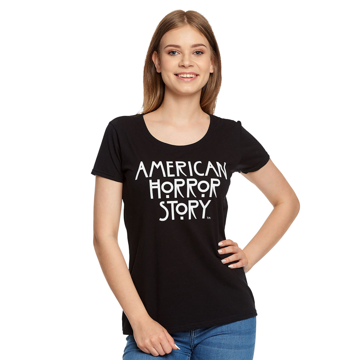 Zdjęcie produktu American Horror Story - Logo T-Shirt damska czarna