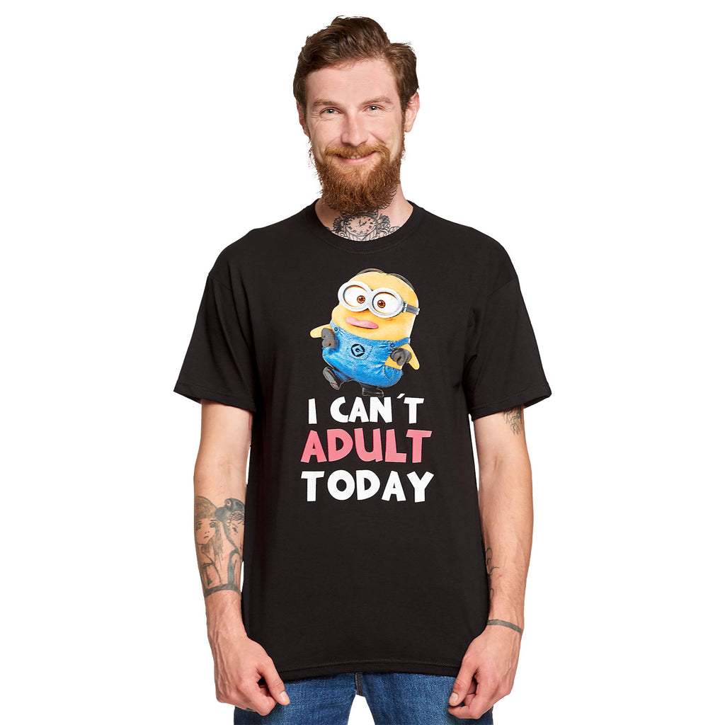 Zdjęcie produktu Minionki - Koszulka No Adult Today czarna