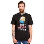 Zdjęcie produktu Minionki - Koszulka No Adult Today czarna