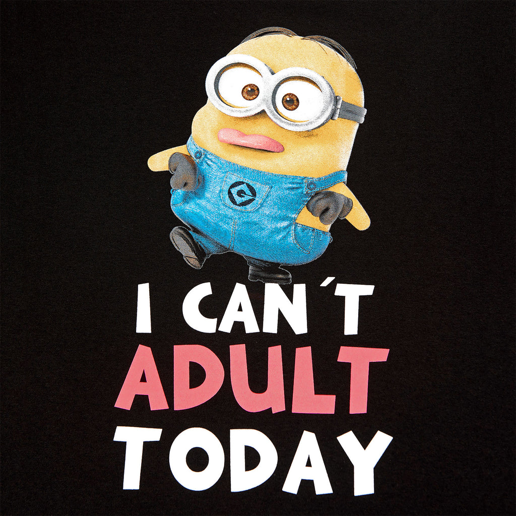 Zdjęcie produktu Minionki - Koszulka No Adult Today czarna