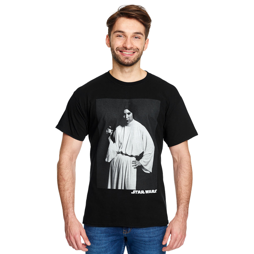 Zdjęcie produktu Star Wars - Leia Portret T-Shirt czarne