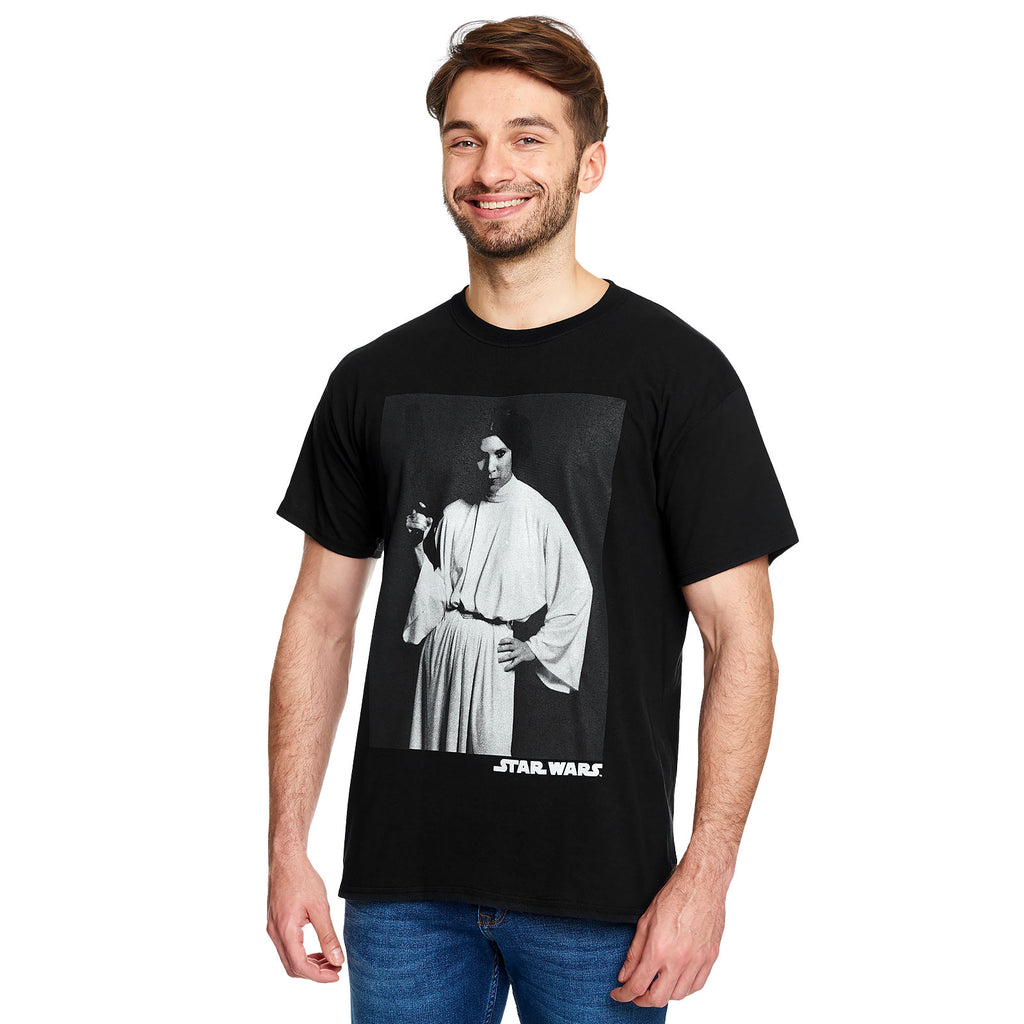 Zdjęcie produktu Star Wars - Leia Portret T-Shirt czarne