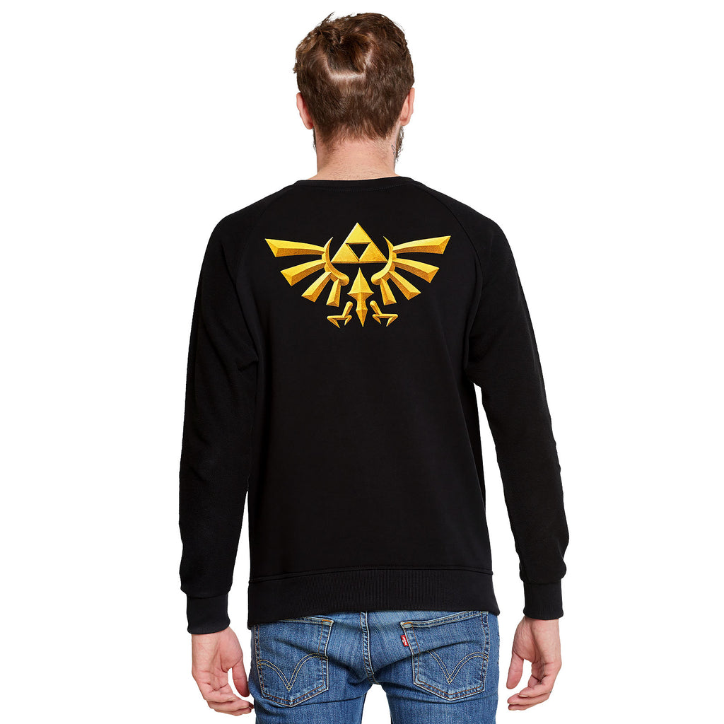Zdjęcie produktu Zelda - Bluza z logo Triforce Hyrule czarna