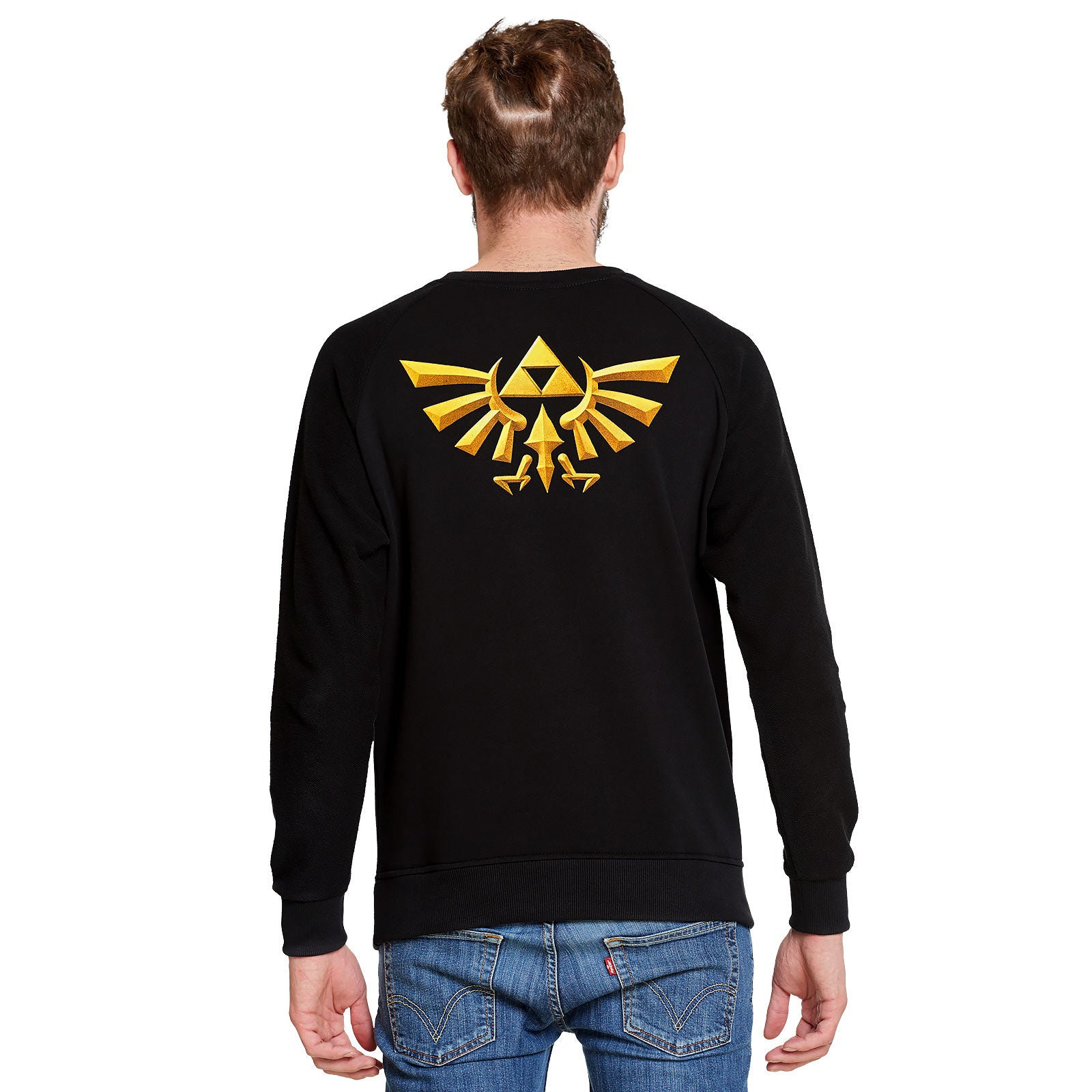 Zdjęcie produktu Zelda - Bluza z logo Triforce Hyrule czarna