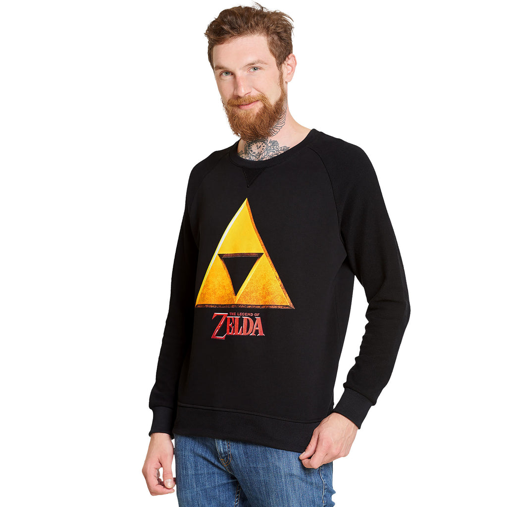 Zdjęcie produktu Zelda - Bluza z logo Triforce Hyrule czarna