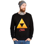 Zdjęcie produktu Zelda - Bluza z logo Triforce Hyrule czarna