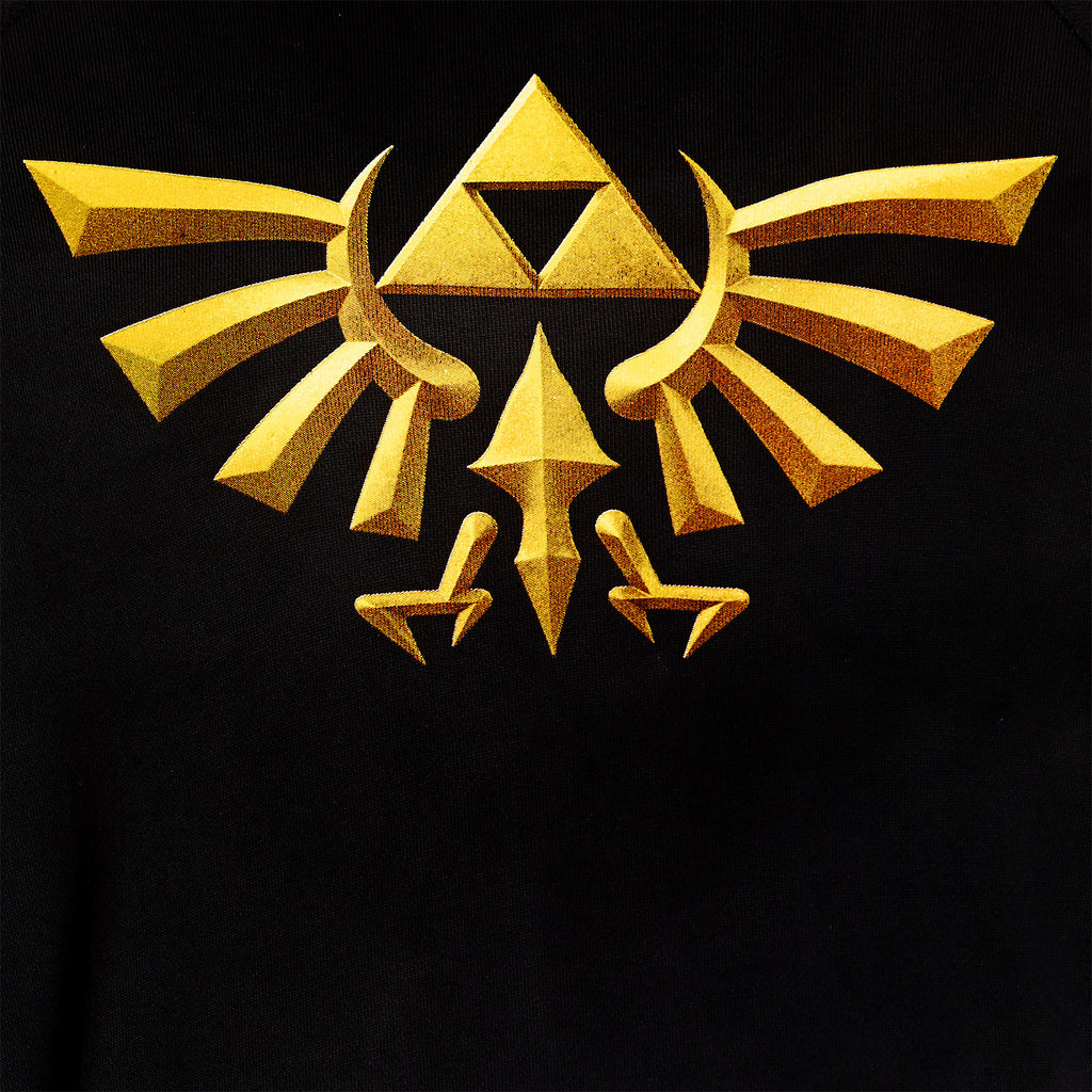 Zdjęcie produktu Zelda - Bluza z logo Triforce Hyrule czarna