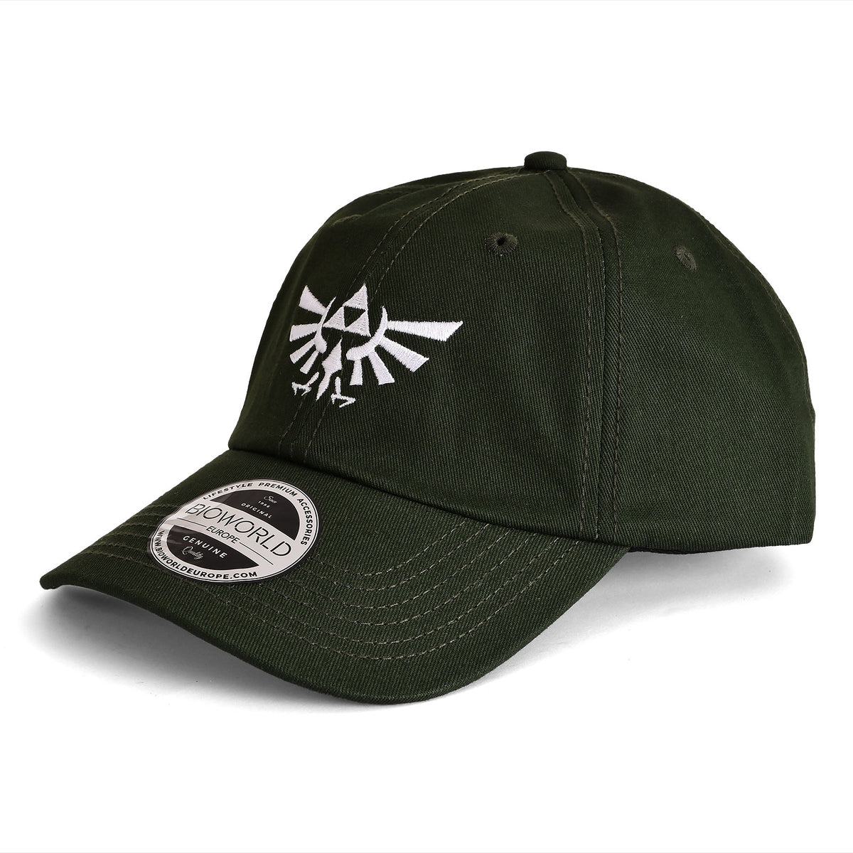 Zdjęcie produktu Zelda - Zielona czapka z daszkiem z logo Hyrule