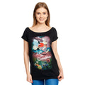 Zdjęcie produktu Alice w Krainie Czarów - Late T-Shirt Damskie Loose Fit czarne
