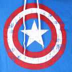 Zdjęcie produktu Captain America - Bluza z kapturem Shield dla kobiet niebieska