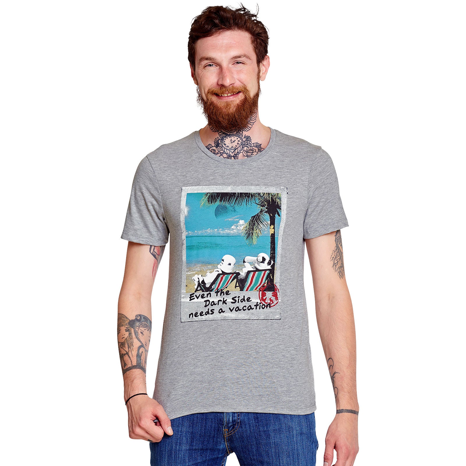 Product image Star Wars - Dark Side Vacation T-Shirt grey