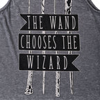 Zdjęcie produktu Harry Potter - Koszulka bez rękawów The Wand Chooses Wizard szara