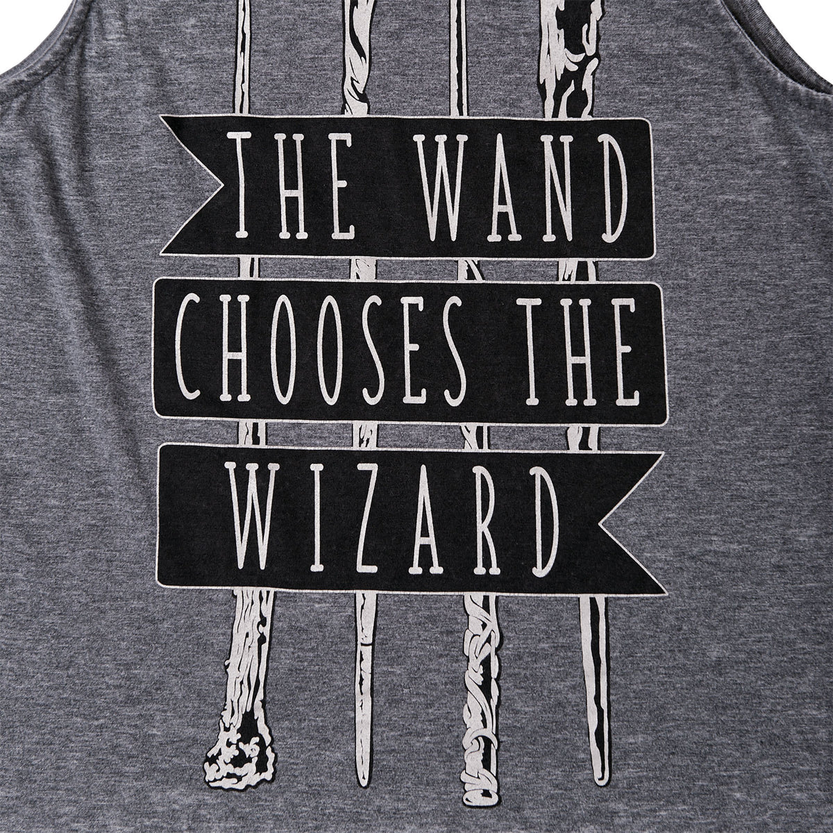 Zdjęcie produktu Harry Potter - Koszulka bez rękawów The Wand Chooses Wizard szara