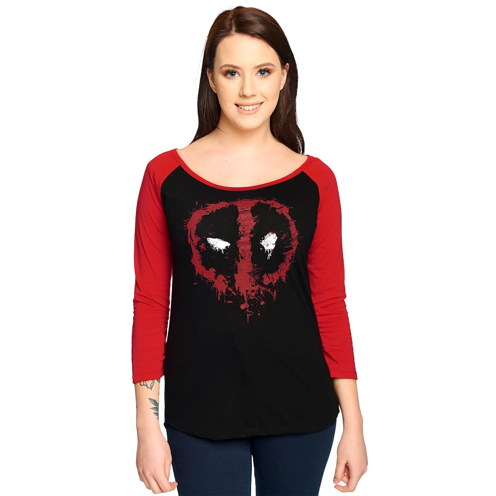 Zdjęcie produktu Deadpool - Destroy Face Longsleeve Damski