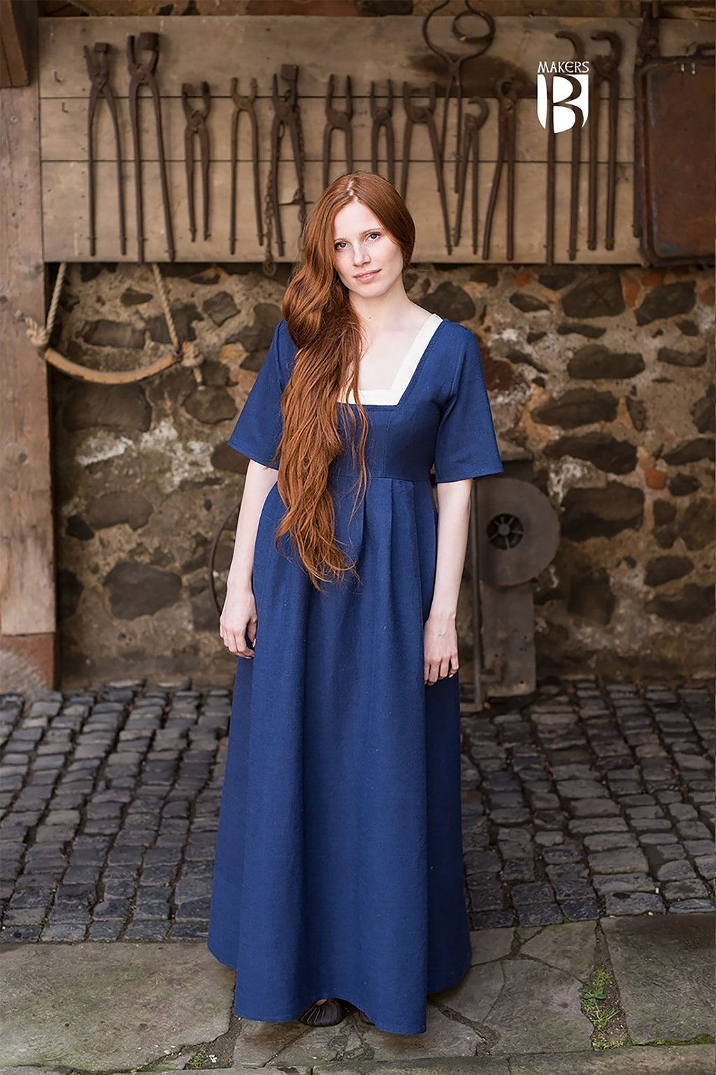 Product image Medieval Dress Frideswinde blue