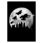 Zdjęcie produktu Magic Flight at Night Metalowy plakat dla fanów Harry'ego Pottera