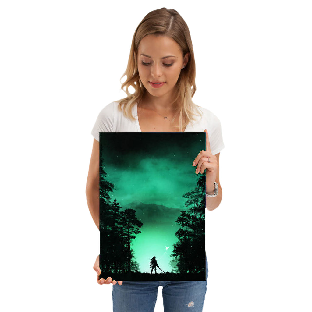 Product image Kokiri forest metal poster for Zelda fans