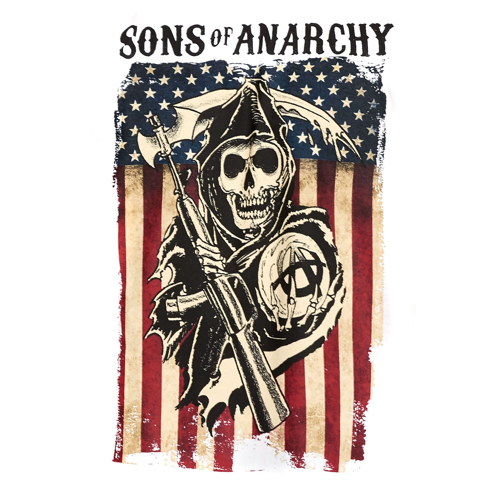 Zdjęcie produktu Sons of Anarchy - Reaper Flag T-Shirt biały