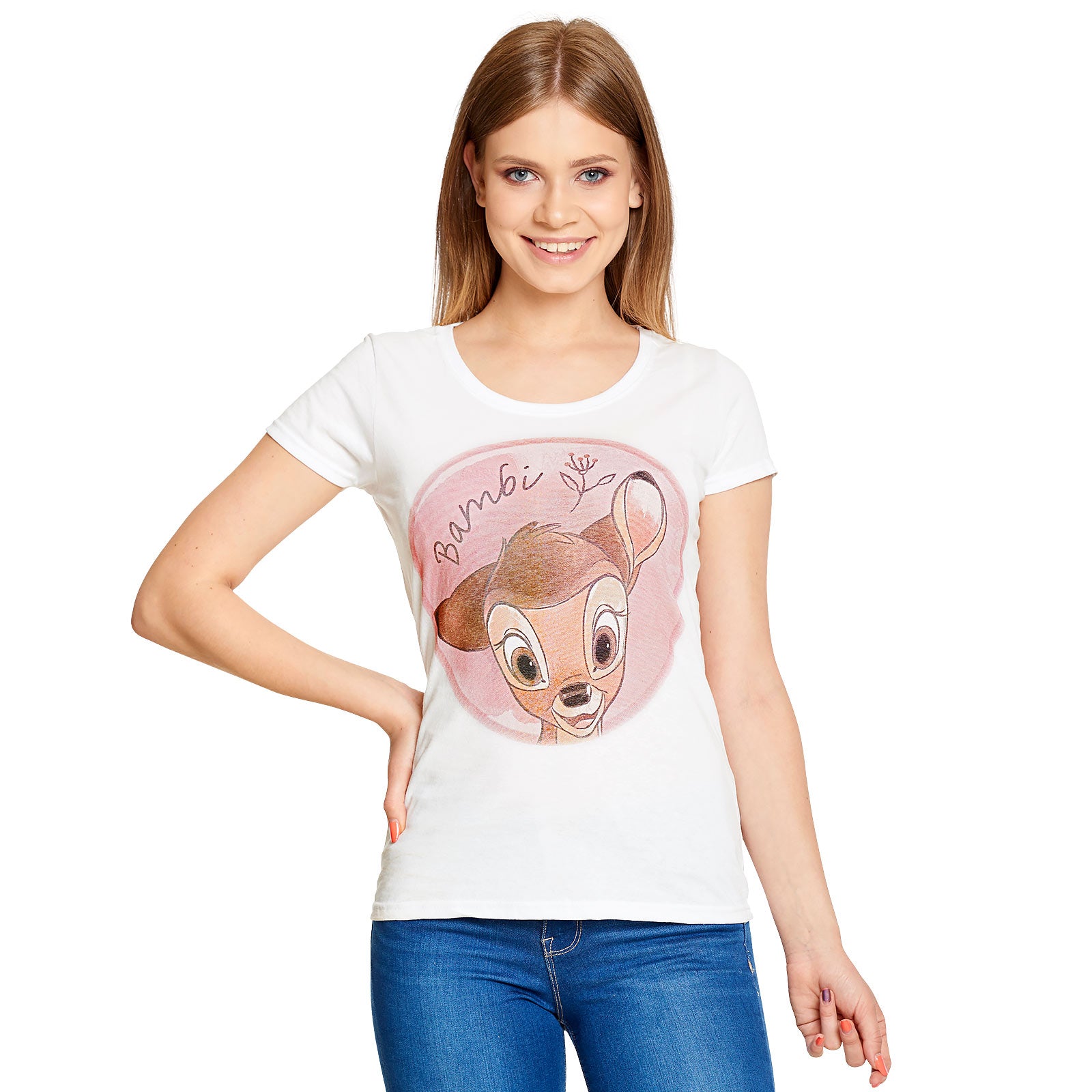 Zdjęcie produktu Bambi T-Shirt damskie białe