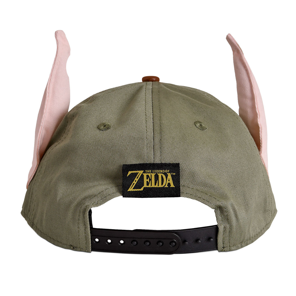 Zdjęcie produktu Zelda - Hyrule Logo Snapback Czapka z uszami Linka