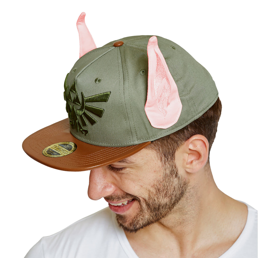 Zdjęcie produktu Zelda - Hyrule Logo Snapback Czapka z uszami Linka