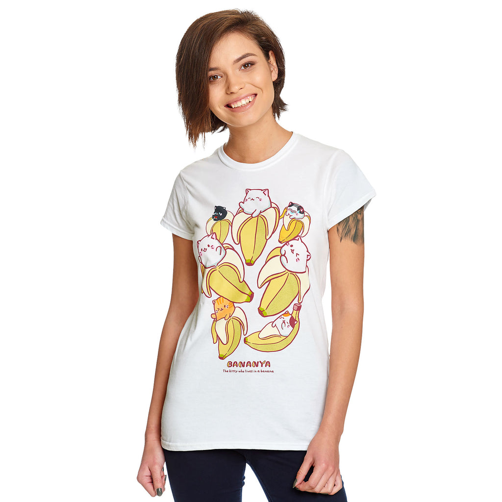 Product image Bananya - Characters Women's T-Shirt white