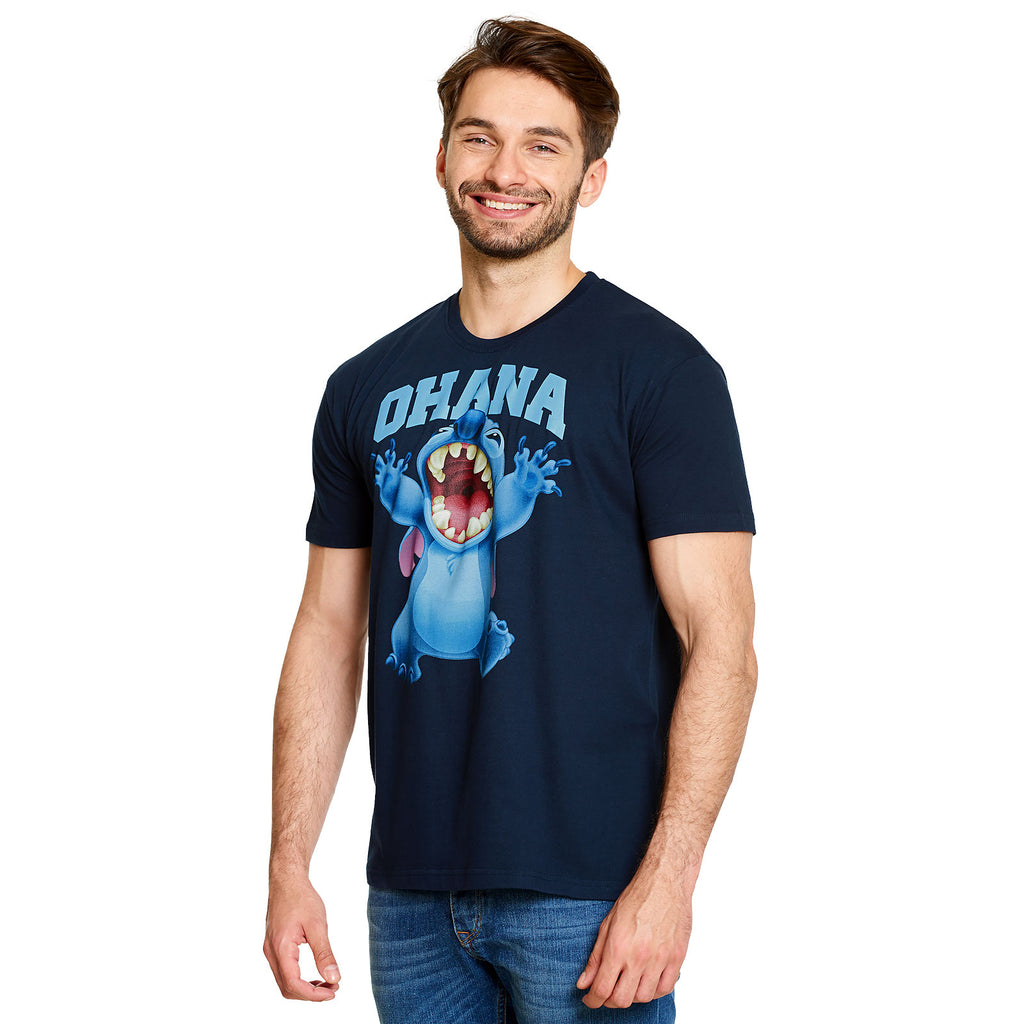 Zdjęcie produktu Lilo & Stitch - Ohana T-Shirt niebieski
