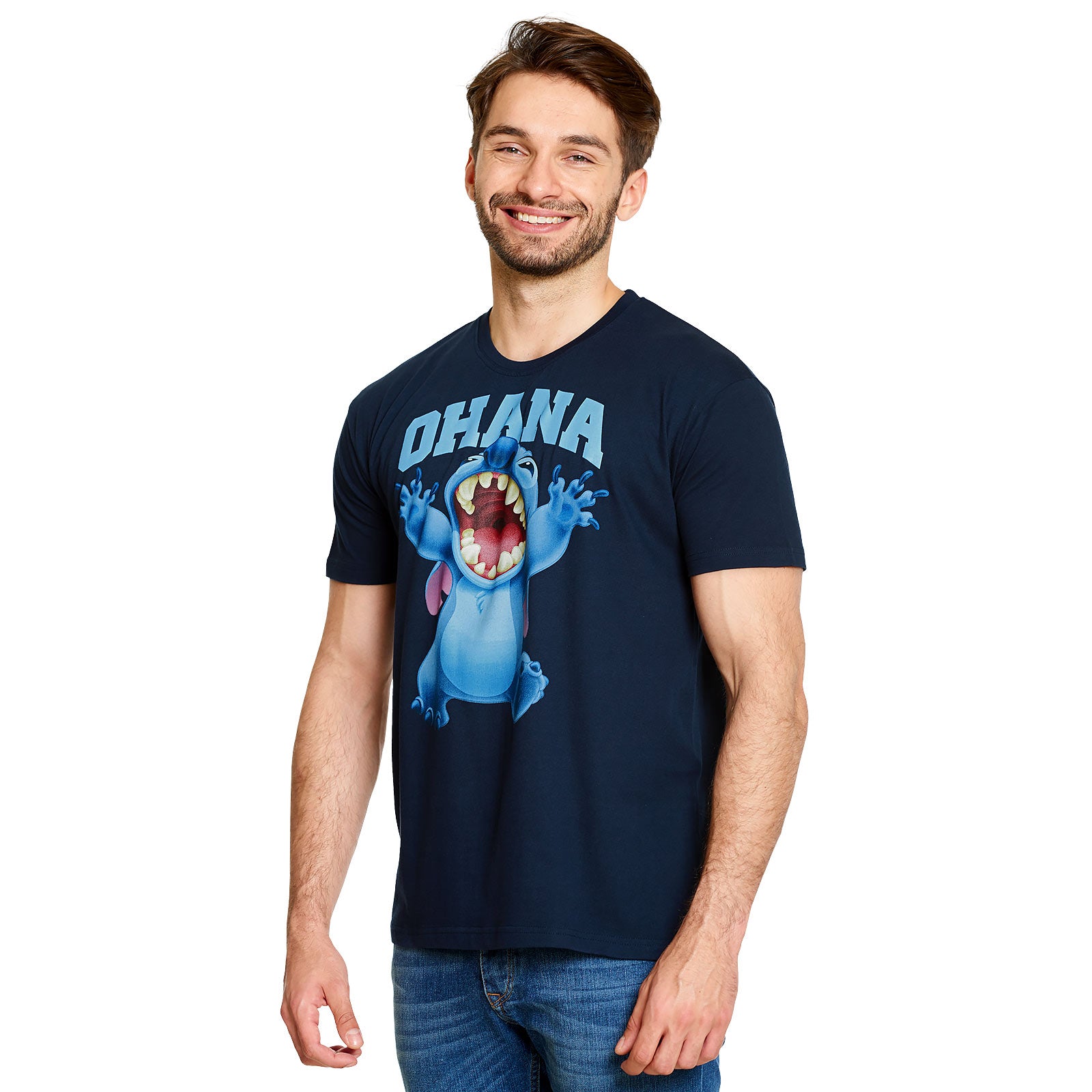 Zdjęcie produktu Lilo & Stitch - Ohana T-Shirt niebieski