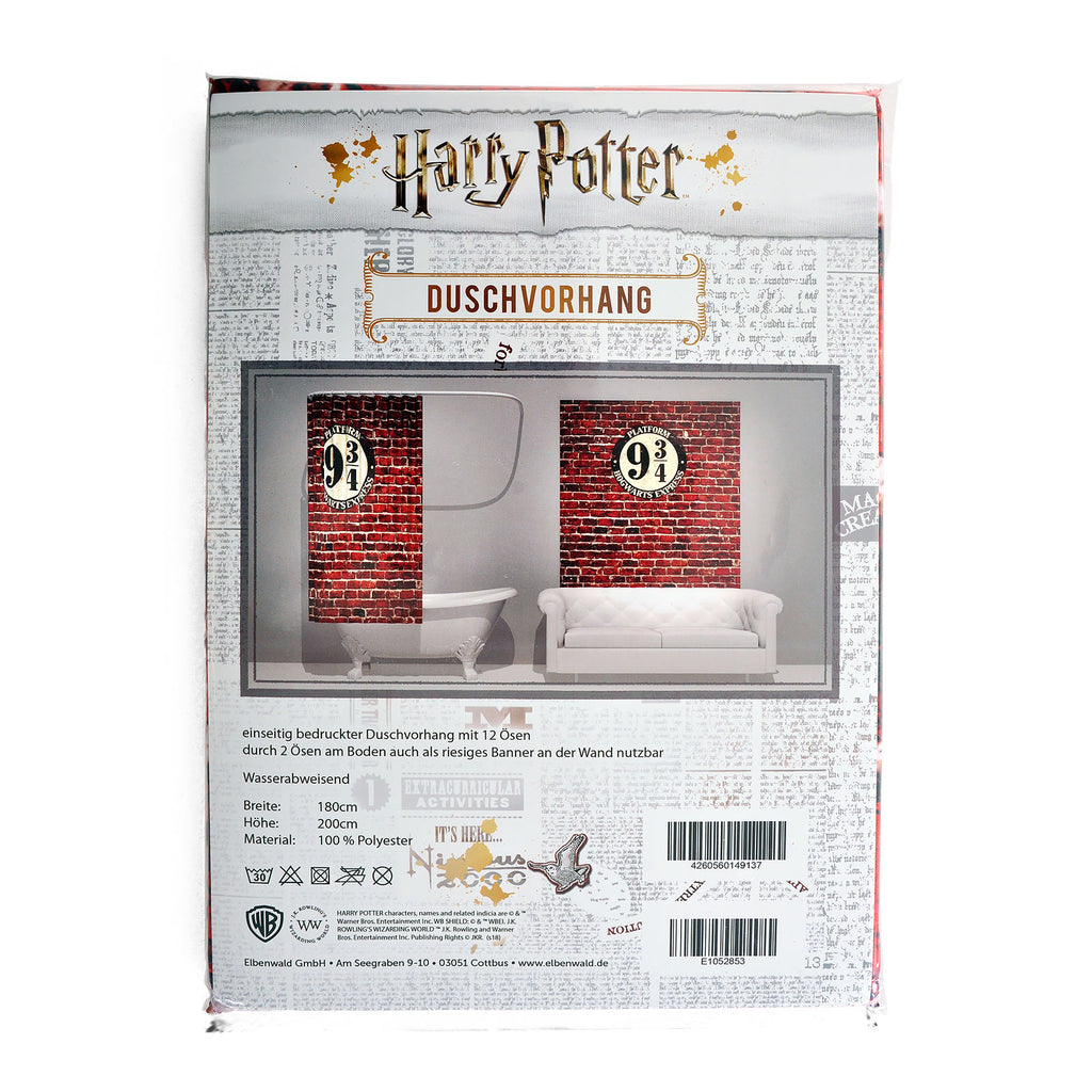 Zdjęcie produktu Harry Potter - Zasłona prysznicowa Peron 9 3/4