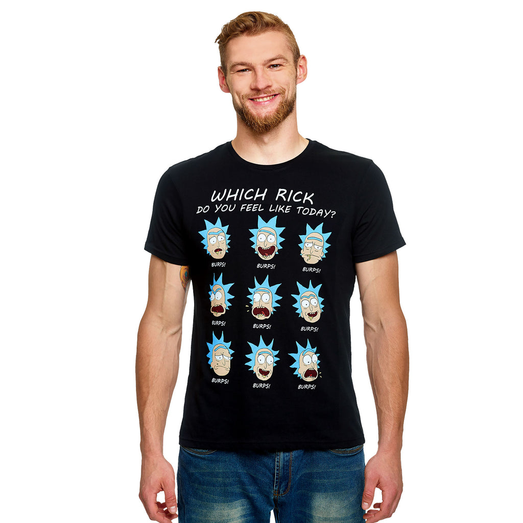 Zdjęcie produktu Rick and Morty - Emotions of Rick T-Shirt czarne