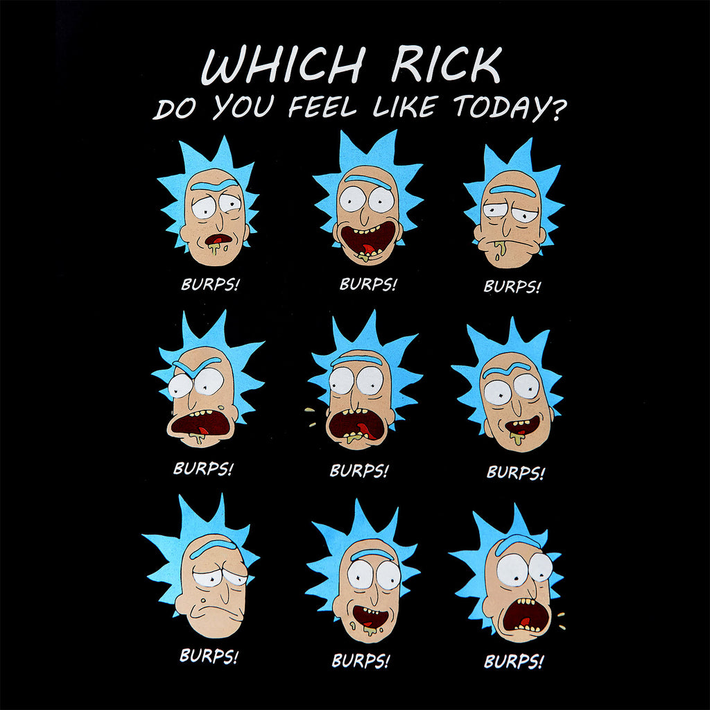 Zdjęcie produktu Rick and Morty - Emotions of Rick T-Shirt czarne