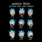 Zdjęcie produktu Rick and Morty - Emotions of Rick T-Shirt czarne